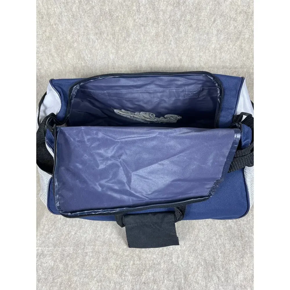 Vintage Y2K 90s Big Dogs Blue Duffle Bag